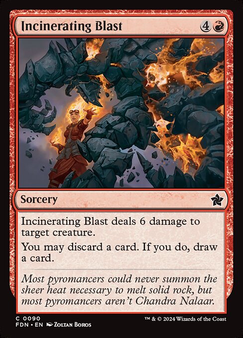 Incinerating Blast (FDN 90)