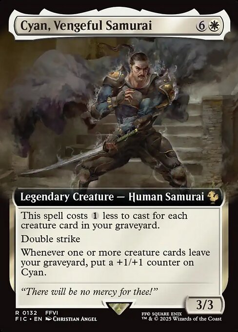 Cyan, Vengeful Samurai (FIC 132)