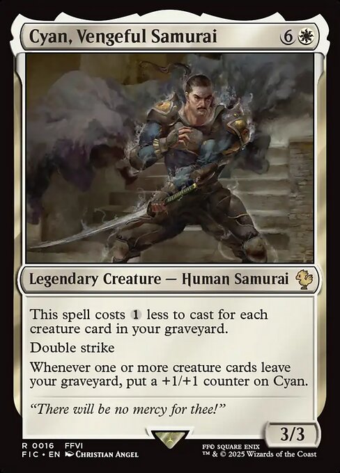 Cyan, Vengeful Samurai (FIC 16)