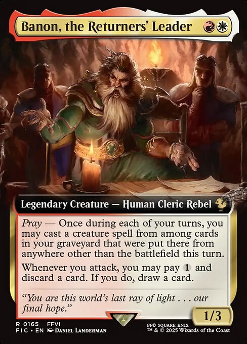 Banon, the Returners' Leader (FIC 165)