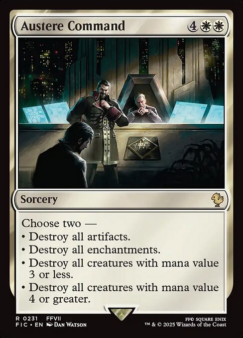 Austere Command (FIC 231)