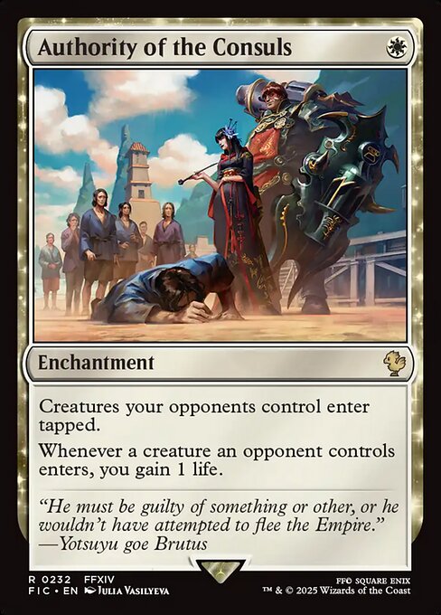 Authority of the Consuls (FIC 232)