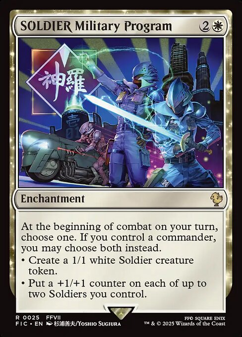 SOLDIER Military Program (FIC 25)