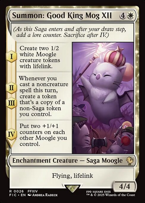 Summon: Good King Mog XII (FIC 26)