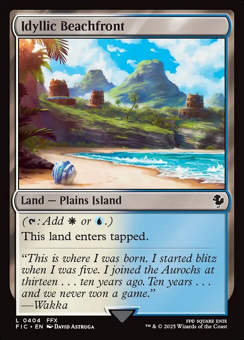 Idyllic Beachfront (FIC 404)