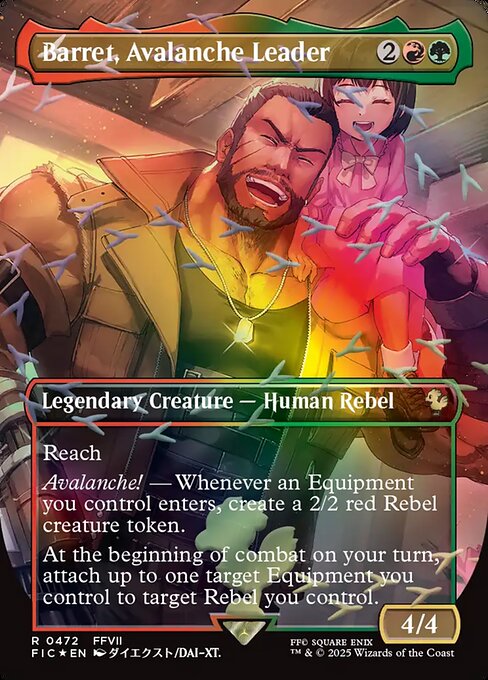 Barret, Avalanche Leader (FIC 472)