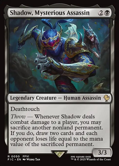 Shadow, Mysterious Assassin (FIC 50)