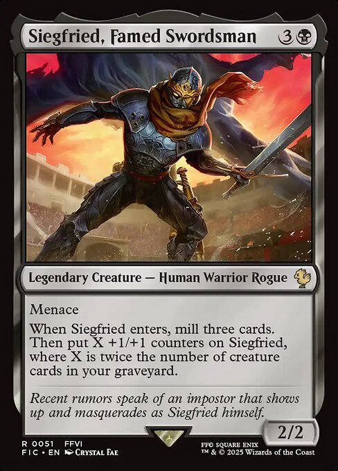 Siegfried, Famed Swordsman (FIC 51)
