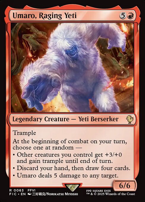 Umaro, Raging Yeti (FIC 63)