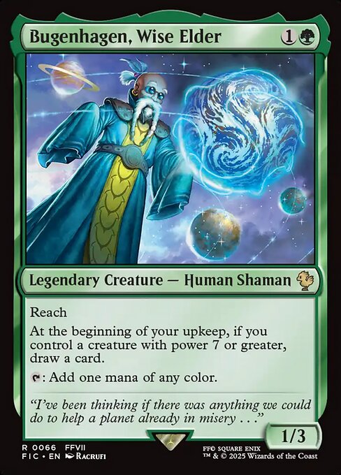 Bugenhagen, Wise Elder (FIC 66)