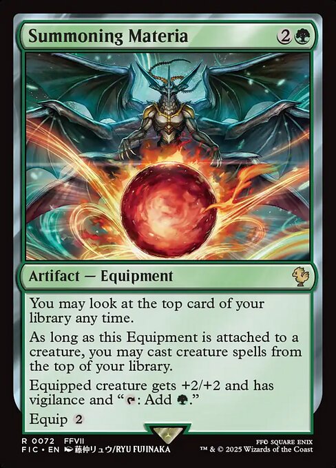 Summoning Materia (FIC 72)