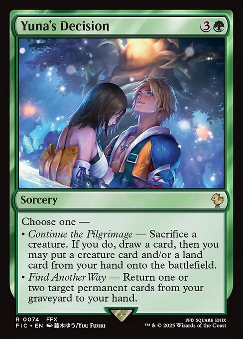 Yuna's Decision (FIC 74)