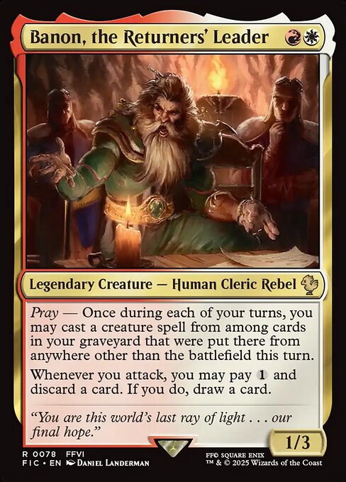 Banon, the Returners' Leader (FIC 78)