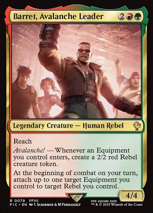 Barret, Avalanche Leader (FIC 79)