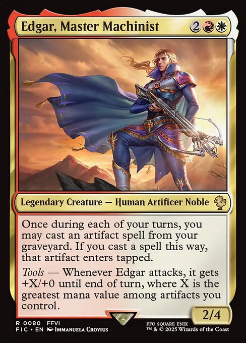 Edgar, Master Machinist (FIC 80)