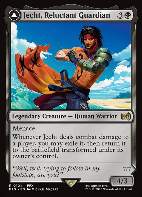 Jecht, Reluctant Guardian // Braska's Final Aeon (FIN 104)