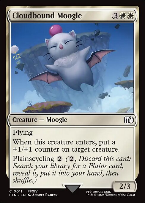 Cloudbound Moogle (FIN 11)
