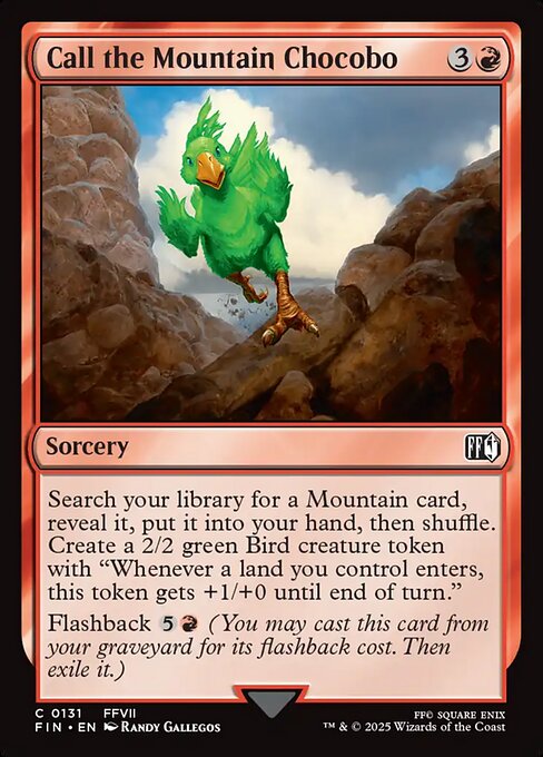 Call the Mountain Chocobo (FIN 131)