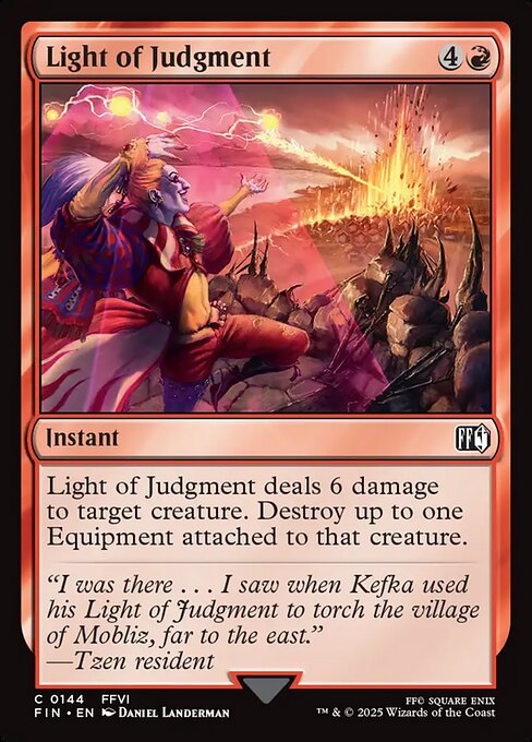 Light of Judgment (FIN 144)