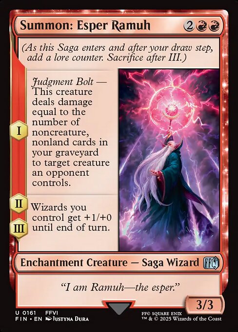 Summon: Esper Ramuh (FIN 161)