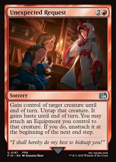 Unexpected Request (FIN 167)