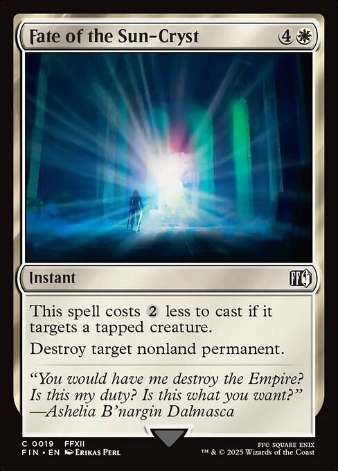 Fate of the Sun-Cryst (FIN 19)