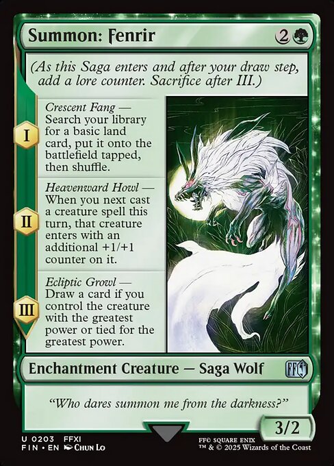 Summon: Fenrir (FIN 203)