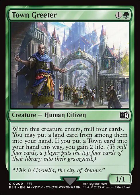 Town Greeter (FIN 209)