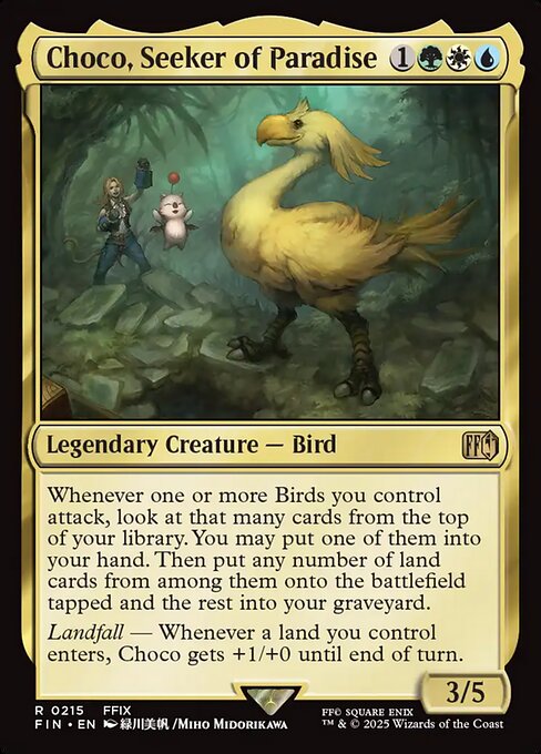 Choco, Seeker of Paradise (FIN 215)