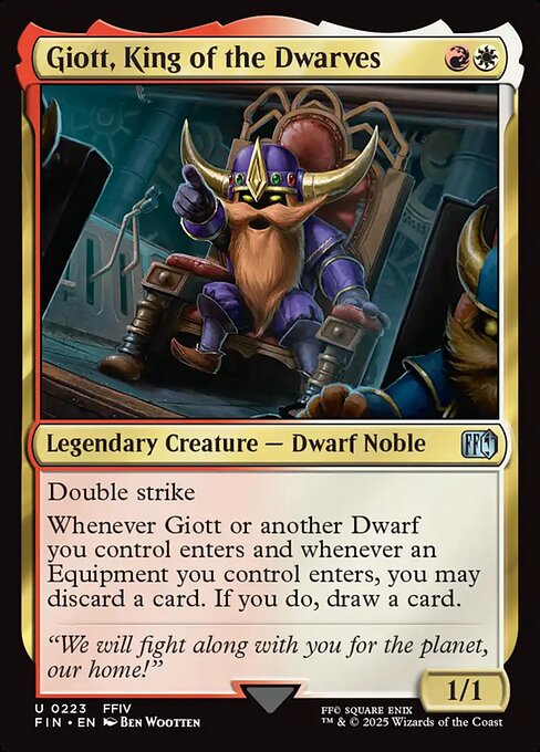 Giott, King of the Dwarves (FIN 223)