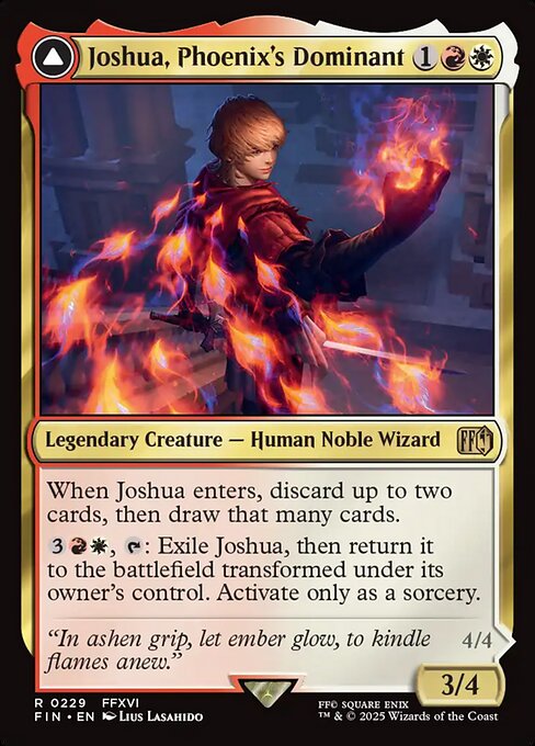 Joshua, Phoenix's Dominant // Phoenix, Warden of Fire (FIN 229)