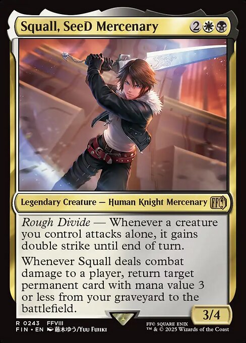 Squall, SeeD Mercenary (FIN 243)