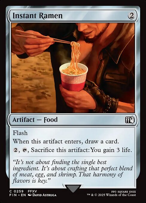 Instant Ramen (FIN 259)