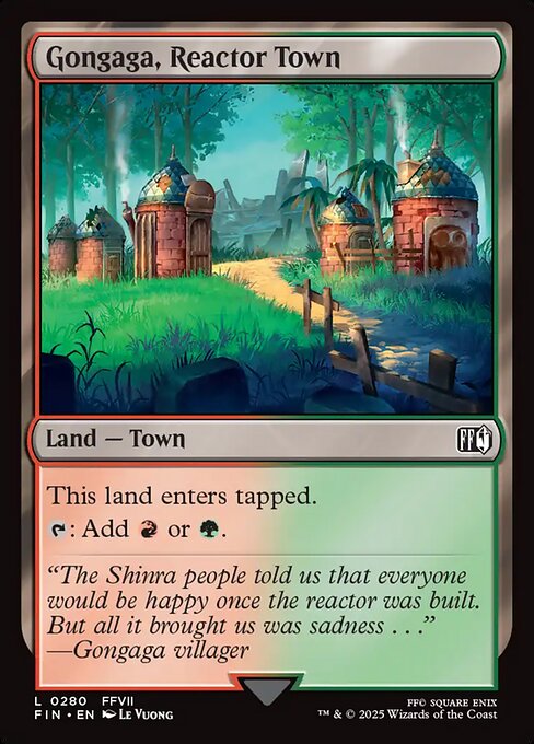 Gongaga, Reactor Town (FIN 280)