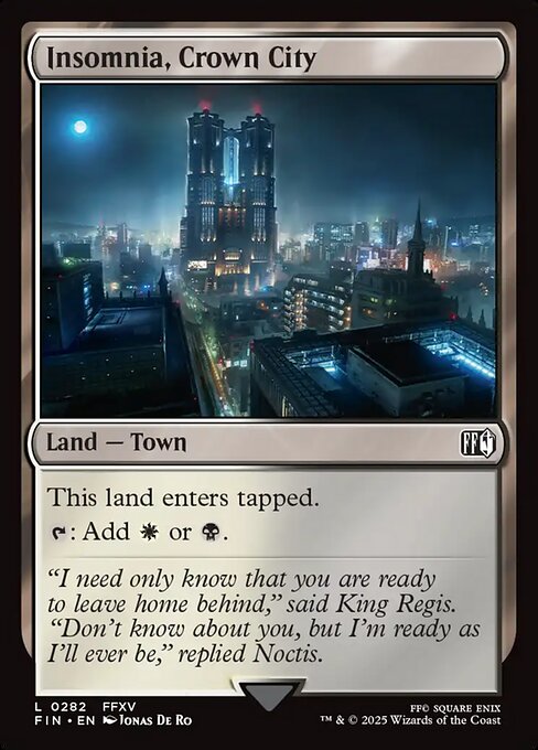 Insomnia, Crown City (FIN 282)