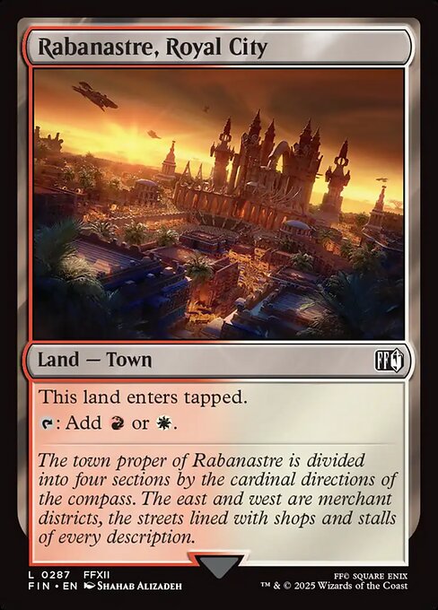 Rabanastre, Royal City (FIN 287)