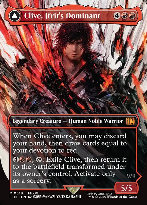 Clive, Ifrit's Dominant // Ifrit, Warden of Inferno (FIN 318)