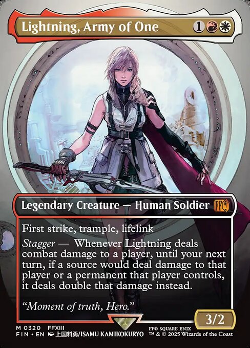Lightning, Army of One (FIN 320)