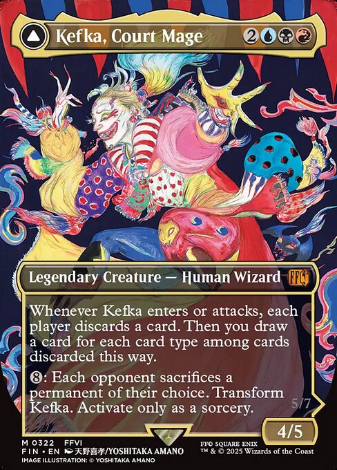 Kefka, Court Mage // Kefka, Ruler of Ruin (FIN 322)