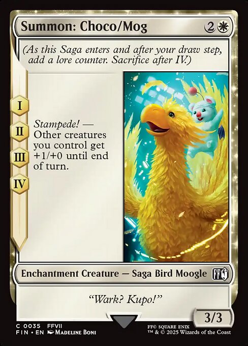 Summon: Choco/Mog (FIN 35)