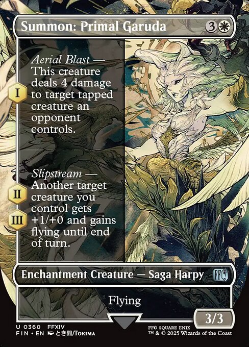 Summon: Primal Garuda (FIN 360)