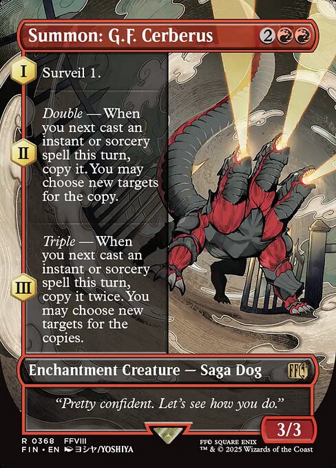 Summon: G.F. Cerberus (FIN 368)