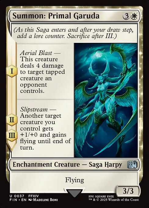 Summon: Primal Garuda (FIN 37)