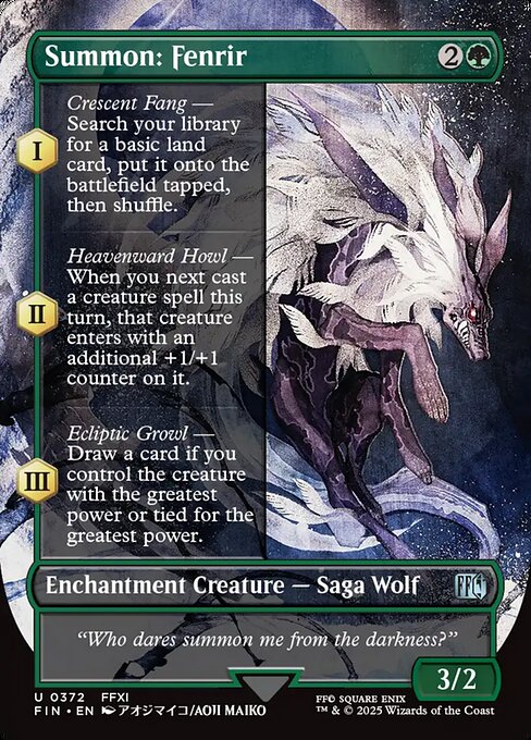 Summon: Fenrir (FIN 372)