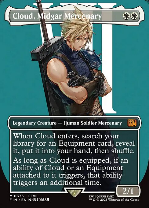 Cloud, Midgar Mercenary (FIN 375)