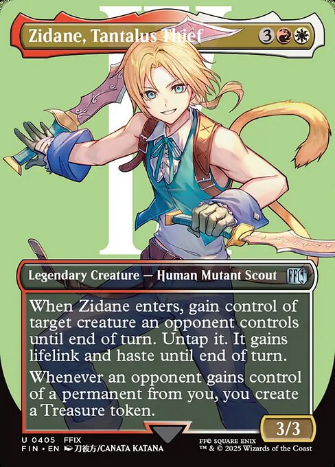 Zidane, Tantalus Thief (FIN 405)
