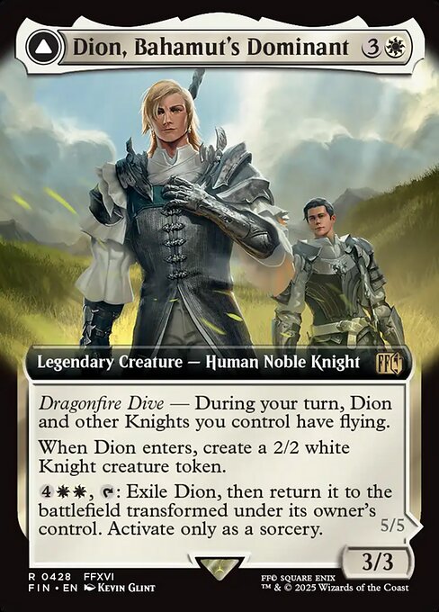 Dion, Bahamut's Dominant // Bahamut, Warden of Light (FIN 428)