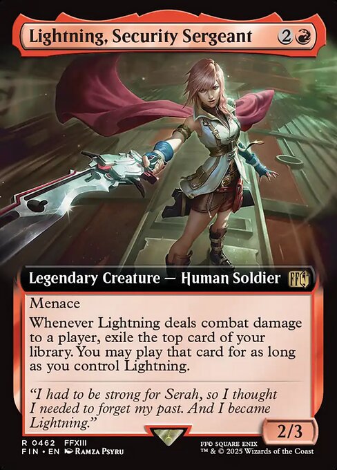 Lightning, Security Sergeant (FIN 462)