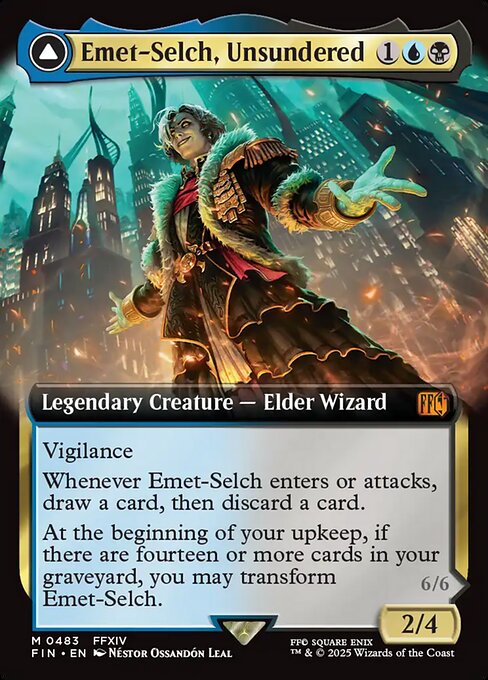 Emet-Selch, Unsundered // Hades, Sorcerer of Eld (FIN 483)