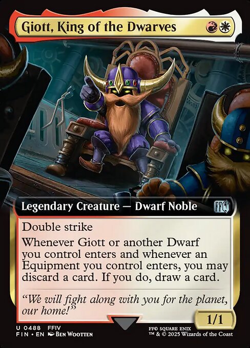 Giott, King of the Dwarves (FIN 488)
